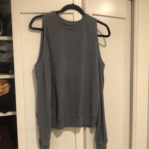 open shoulder abercrombie sweater